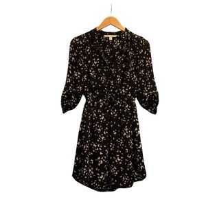 LC Lauren Conrad Butterfly Print Shirt Dress